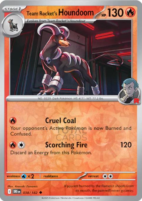 Team Rocket's Houndoom [Reverse Holo]